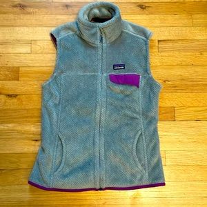 Patagonia W's Re-Tool Vest, Medium, Grey/ purple